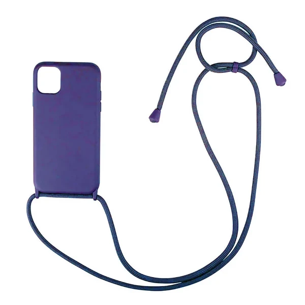 Силіконовий чохол на шнурку iLoungeMax Shoulder Strap Purple для iPhone 12 | 12 Pro у Тернополі