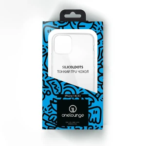 Прозрачный TPU чехол oneLounge SilicolDots для iPhone 14 | 13 - Фото 5