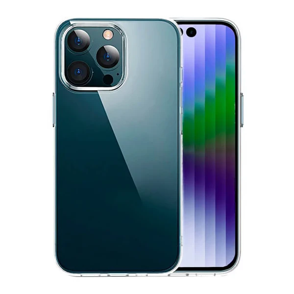 Прозорий TPU чохол oneLounge SilicolDots для iPhone 14 Pro Max у Тернополі