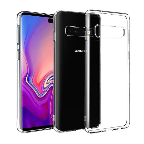 Прозорий TPU чохол iLoungeMax SilicolDots для Samsung Galaxy S10 Plus