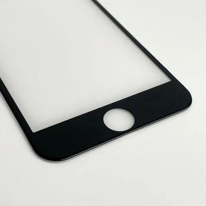 Захисне 3D скло з сіткою на динамік oneLounge SilicolEdge Black для iPhone 7 Plus | 8 Plus - Фото 5