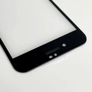 Захисне 3D скло з сіткою на динамік oneLounge SilicolEdge Black для iPhone 7 Plus | 8 Plus - Фото 2