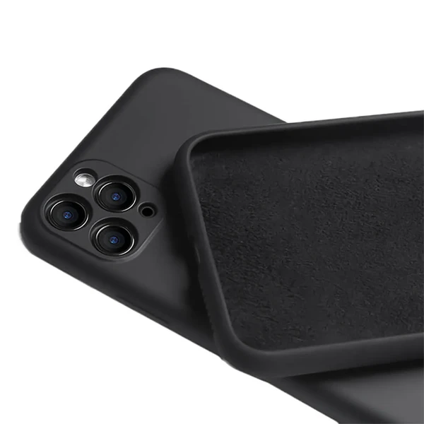 Черный силиконовый чехол iLoungeMax Silicone Case Full Camera Protective Black для iPhone 11 Pro
