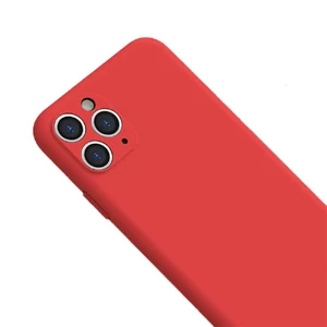 Силиконовый чехол iLoungeMax Silicone Case Full Camera Protective Red для iPhone 11 Pro  - Фото 1