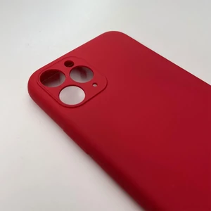 Силиконовый чехол iLoungeMax Silicone Case Full Camera Protective Red для iPhone 11 Pro - Фото 3