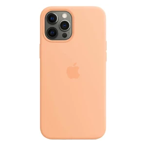 Силиконовый чехол iLoungeMax Silicone Case MagSafe Cantaloupe для iPhone 12 | 12 Pro OEM (с поддержкой анимации) - Фото 2