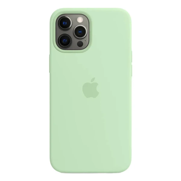 Силиконовый чехол iLoungeMax Silicone Case MagSafe Pistachio для iPhone 12 Pro Max OEM (с поддержкой анимации) во Львове