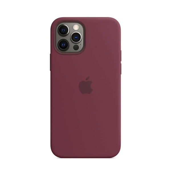 Силіконовий чохол iLoungeMax Silicone Case MagSafe Plum для iPhone 12 Pro Max OEM