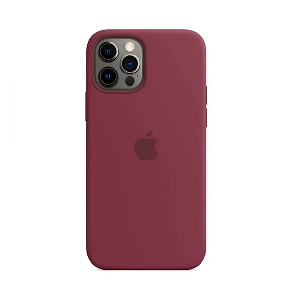 Силіконовий чохол iLoungeMax Silicone Case MagSafe Plum для iPhone 12 Pro Max OEM (c підтримкою анімації)