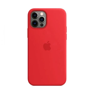 Силіконовий чохол iLoungeMax Silicone Case MagSafe Red для iPhone 12 Pro Max OEM (c підтримкою анімації)
