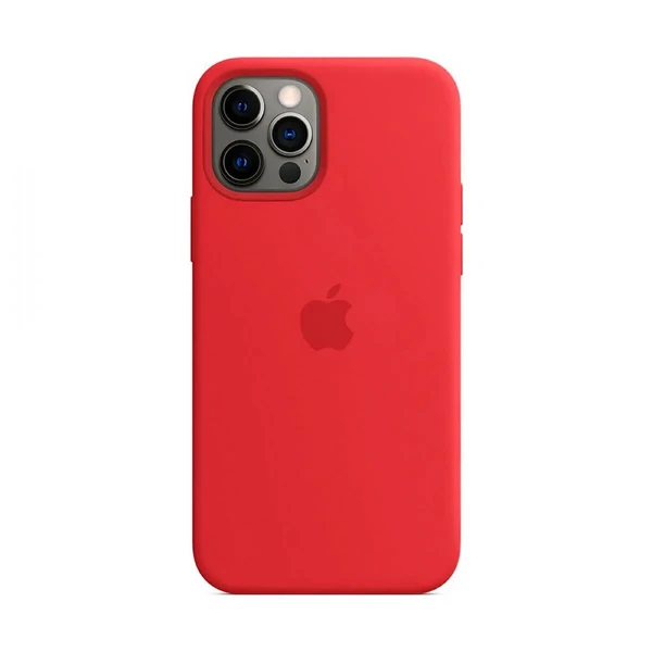 Силіконовий чохол iLoungeMax Silicone Case MagSafe Red для iPhone 12 Pro Max OEM (c підтримкою анімації)