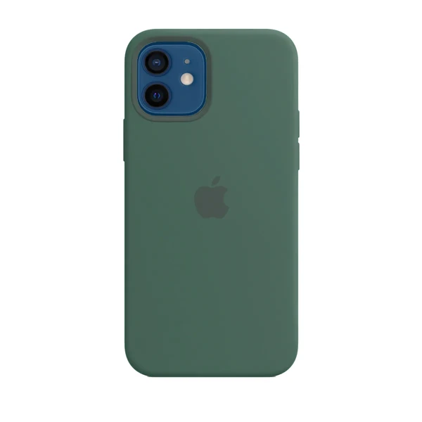 Силіконовий чохол iLoungeMax Silicone Case Pine Green для iPhone 12 mini OEM