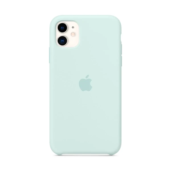 Силиконовый чехол iLoungeMax Silicone Case Linen Blue для iPhone 11 OEM (MXYX2)