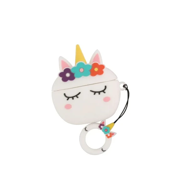 Силиконовый чехол iLoungeMax Silicone Case Unicorn White для AirPods Pro