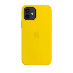 Силіконовий чохол iLoungeMax Silicone Case Yellow для iPhone 12 mini OEM  - Фото 1