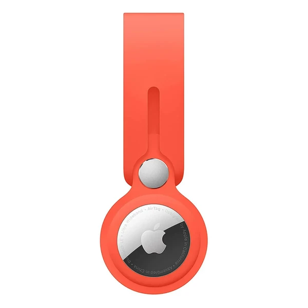 Брелок-петля iLoungeMax Silicone Loop Electric Orange для AirTag OEM
