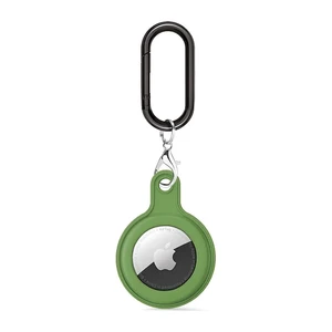 Силиконовый брелок c карабином iLoungeMax Soft Protection Case Clip Light Green для AirTag