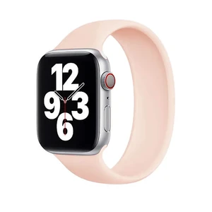 Силіконовий монобраслет iLoungeMax Solo Loop Pink для Apple Watch 41mm | 40mm | 38mm Size M OEM