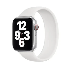 Силиконовый монобраслет iLoungeMax Solo Loop White для Apple Watch Ultra 49mm | 45mm | 44mm | 42mm Size L OEM  - Фото 1