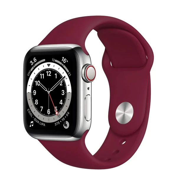 Ремінець iLoungeMax Sport Band Ultra 49mm | 45mm | 44mm | 42mm Marsala для Apple Watch  OEM