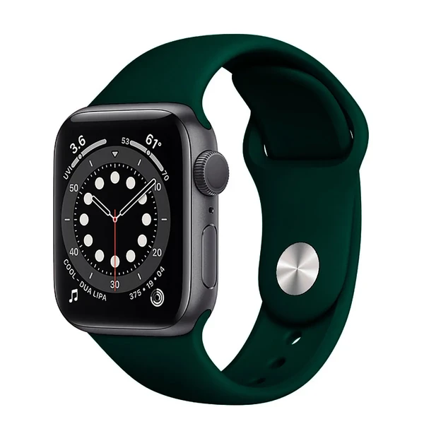 Ремешок iLoungeMax Sport Band Ultra 49mm | 45mm | 44mm | 42mm Forest Green для Apple Watch  OEM