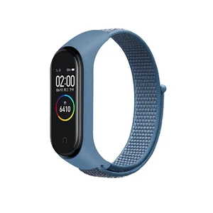 Нейлоновий ремінець iLoungeMax Sport Loop Blue для Xiaomi Mi Band 5 | 6