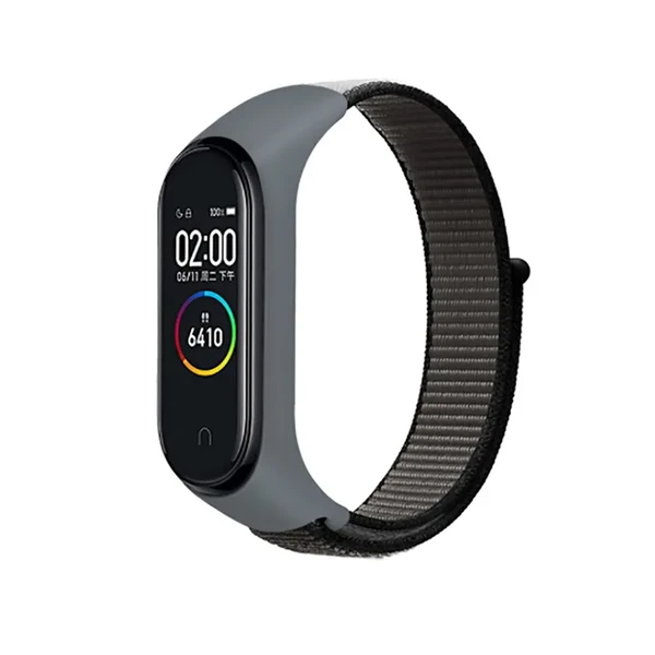 Нейлоновий ремінець iLoungeMax Sport Loop Gray для Xiaomi Mi Band 5 | 6