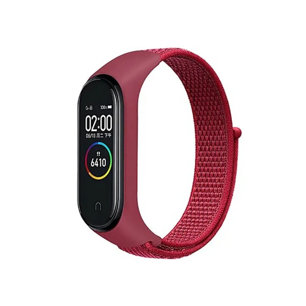 Нейлоновий ремінець iLoungeMax Sport Loop Pink для Xiaomi Mi Band 5 | 6