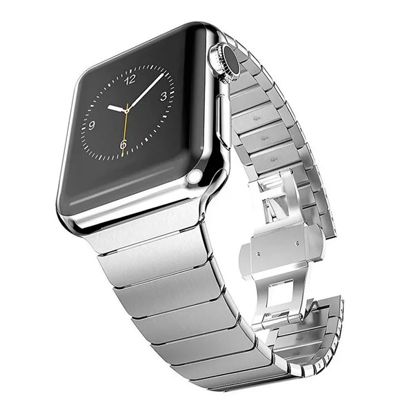 Металевий ремінець iLoungeMax Stainless Metal Strap Silver для Apple Watch Ultra 49mm | 45mm | 44mm | 42mm в Ужгороді