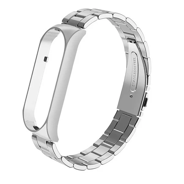 Металевий ремінець iLoungeMax Stainless Metal Strap Black для Xiaomi Mi Band 5 | 6