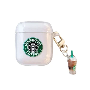 Силіконовий чохол з карабіном iLoungeMax Starbucks для AirPods