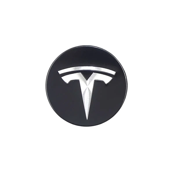 Ковпачки (заглушки) iLoungeMax на маточини колеса TESLA Model X | S | 3 XWC1385-01 57 мм. Black / Silver (4 шт.) у Полтаві