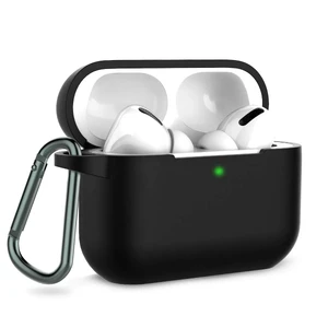 Чохол з карабіном iLoungeMax TPU Case Black для AirPods Pro