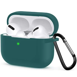 Чохол з карабіном iLoungeMax TPU Case Dark Green для AirPods Pro