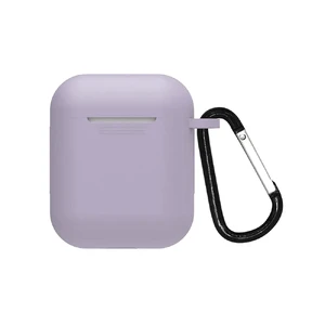 Чохол з карабіном для AirPods 2 | 1 iLoungeMax TPU Case Violet