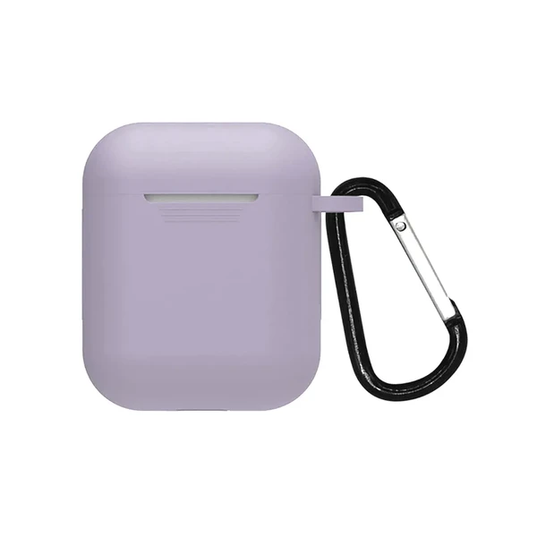 Чохол з карабіном для AirPods 2 | 1 iLoungeMax TPU Case Violet в Івано-Франківську