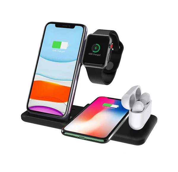 Док-станція iLoungeMax Wireless Charger Station 4 в 1 для iPhone | Samsung | Apple Watch | AirPods