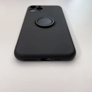 Силиконовый чехол с кольцом iLoungeMax With Ring Black для iPhone 11 Pro - Фото 4