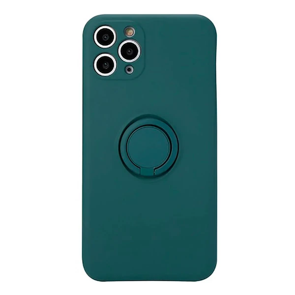 Силіконовий чохол з кільцем iLoungeMax With Ring Forest Green для iPhone 11 Pro Max в Запоріжжі