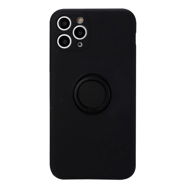 Силіконовий чохол з кільцем iLoungeMax With Ring Black для iPhone 11 Pro Max в Запоріжжі