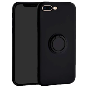 Силиконовый чехол с кольцом iLoungeMax With Ring Black для iPhone 8 Plus | 7 Plus  - Фото 1