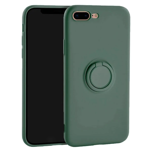 Силіконовий чохол з кільцем iLoungeMax With Ring Forest Green для iPhone 8 Plus | 7 Plus в Запоріжжі