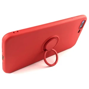 Силиконовый чехол с кольцом iLoungeMax With Ring Red для iPhone 8 Plus | 7 Plus - Фото 2