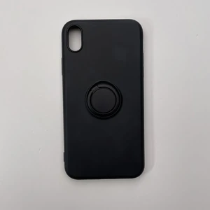 Силіконовий чохол з кільцем iLoungeMax With Ring Black для iPhone XR  - Фото 1