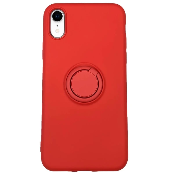 Силіконовий чохол з кільцем iLoungeMax With Ring Red для iPhone XR в Запоріжжі