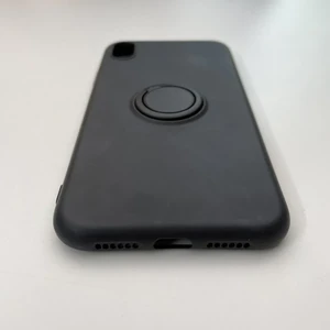 Силіконовий чохол з кільцем iLoungeMax With Ring Black для iPhone XR - Фото 2