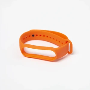 Оранжевый силиконовый ремешок iLoungeMax для Xiaomi Mi Band 5 | 6  - Фото 1