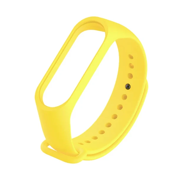 Жовтий силіконовий ремінець iLoungeMax для Xiaomi Mi Band 5 | 6