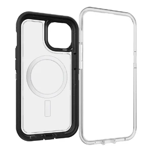 Захисний чохол Otterbox Defender Series XT with MagSafe Black Crystal для iPhone 14 Plus - Фото 2