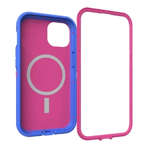 Защитный чехол Otterbox Defender Series XT with MagSafe Blooming Lotus (Pink) для iPhone 14 Pro - Фото 2
